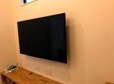 液晶テレビ壁掛け工事　施工例 埼玉県草加市にて施工