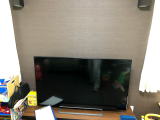 液晶テレビ壁掛け工事　施工例 千葉県流山市にて施工