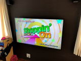 液晶テレビ壁掛け工事　施工例 千葉県流山市にて施工