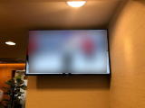 液晶テレビ壁掛け工事　東京都武蔵野市にて施工