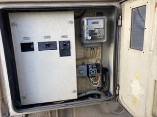 茨城県土浦市 ビル電源引き込み工事1