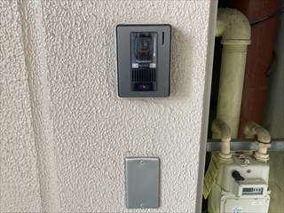 千葉県松戸市 ドアホン配線工事1