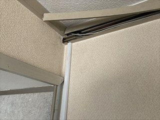 千葉県松戸市 ドアホン配線工事2