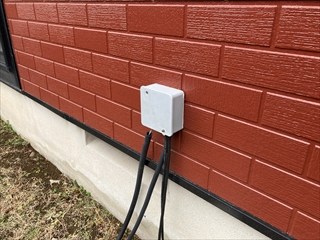茨城県守谷市 EEスイッチ(自動点滅器)・ドアホン工事1