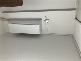 千葉県柏市 エアコン設置、専用回路工事1