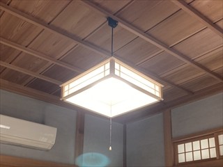 茨城県龍ケ崎市 家庭用照明LED化工事7