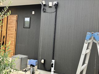 茨城県つくば市 家庭用防犯カメラ設置工事