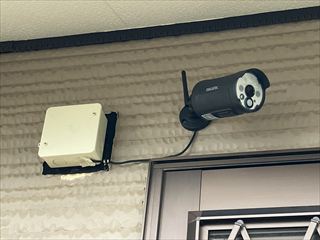 茨城県つくば市 家庭用ドアホン交換・防犯カメラ設置工事