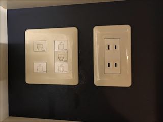 千葉県柏市 家庭用LANケーブル引換+コンセント増設工事