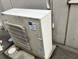 茨城県つくばみらい市　オフィス用パッケージエアコン交換工事