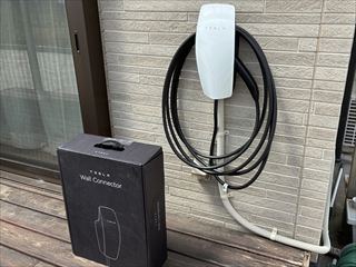 茨城県小美玉市 家庭用テスラウォールコネクター設置工事