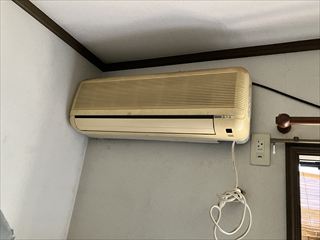 茨城県常総市　家庭用エアコン交換工事