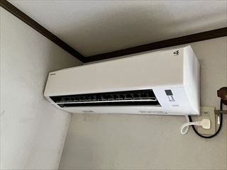 茨城県常総市　家庭用エアコン交換工事