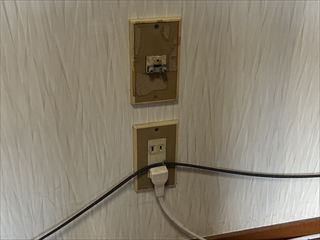 茨城県常総市　家庭用エアコン交換、スイッチ交換、ダウンライト交換、コンセント増設工事