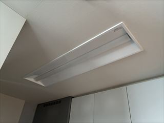 千葉県柏市 家庭用キッチン照明交換工事