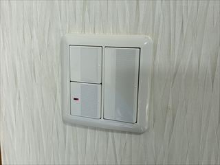 茨城県常総市　家庭用エアコン交換、スイッチ交換、ダウンライト交換、コンセント増設工事