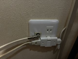 千葉県柏市　家庭用コンセント補修・交換、シーリング化工事