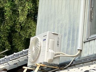 茨城県つくば市　家庭用エアコン交換工事