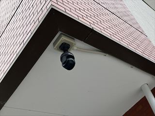 千葉県流山市 家庭用防犯カメラ電源設置工事
