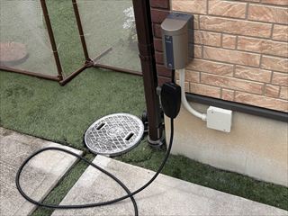茨城県常総市 家庭用EVコンセント(電気自動車充電コンセント)設置工事