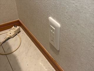 千葉県野田市　家庭用コンセント交換工事