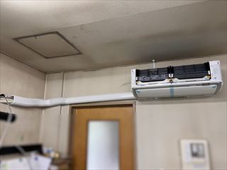 茨城県守谷市 オフィス用エアコン設置工事