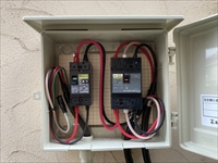 千葉県我孫子市　テスラ　ウォールコネクター設置工事2