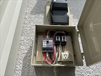 茨城県守谷市　TESLA モバイルコネクター用コンセント工事3