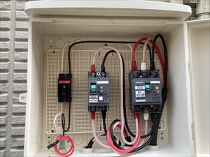 千葉県白井市　テスラウォールコネクタ設置工事3