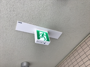 茨城県取手市　マンション誘導灯＋共有灯交換工事5