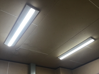 千葉県野田市　工場照明LED化＋有圧扇交換工事7